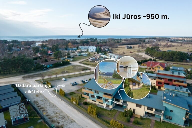 PARDUODAMAS 3 KAMBARIŲ BUTAS ŠVENTOJOJE, AUDRONAŠŲ G. 3A