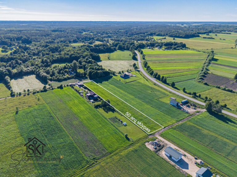 PARDUODAMAS 50 ARŲ NAMŲ VALDOS SKLYPAS MEISKIŲ K., PIEVŲ G. 9