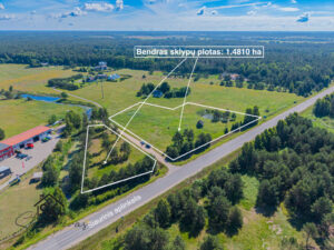 PARDUODAMAS 1.4810 HA ŽEMĖS SKLYPŲ KOMPLEKSAS TRAKSĖDŽIUOSE