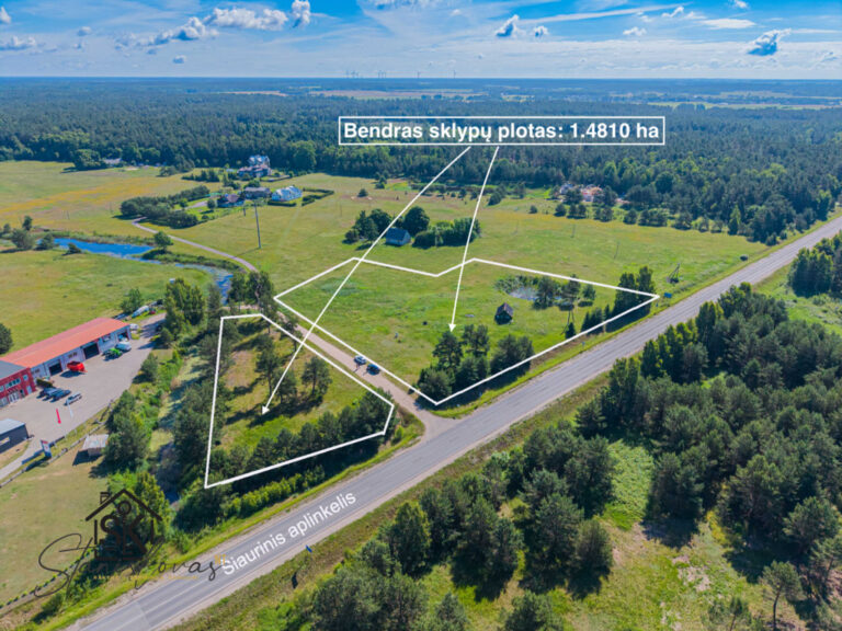 PARDUODAMAS 1.4810 HA ŽEMĖS SKLYPŲ KOMPLEKSAS TRAKSĖDŽIUOSE