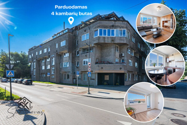 PARDUODAMAS 4 KAMBARIŲ BUTAS ŠILUTĖJE, TURGAUS G. 6A