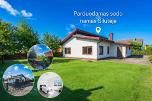 PARDUODAMAS ĮRENGTAS VIENO AUKŠTO SODO NAMAS ŠILUTĖJE, BALDININKŲ 9-AJAME TAKE 7
